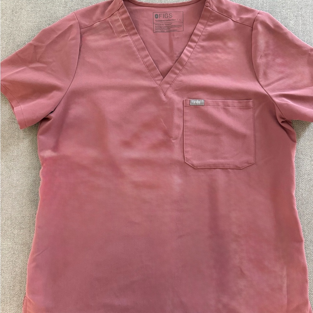 Figs Women's Short Sleeve Tee - Pink